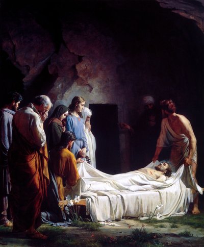 Burial of Christ by Carl Heinrich Bloch